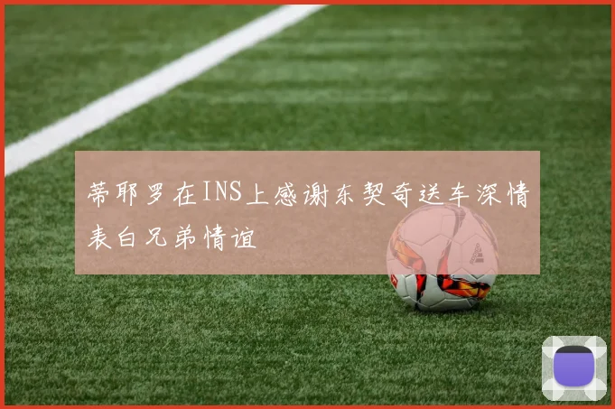 蒂耶罗在INS上感谢东契奇送车深情表白兄弟情谊
